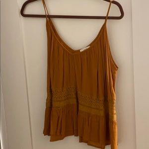 Burnt orange tank shirt